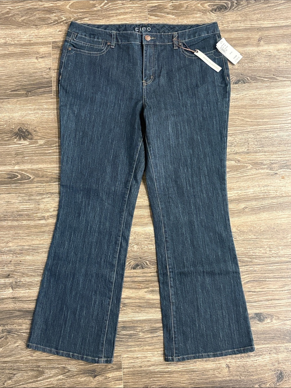 cleo Women's Dark Indigo Flare Jeans